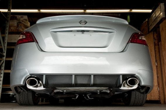 2009-2015 Nissan Maxima Rear Diffuser [Matte Black] - KB127418MB Stillen Exterior Styling