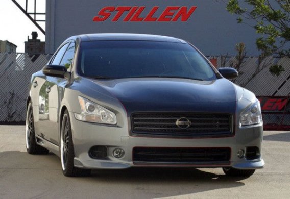 2009-2015 Nissan Maxima Front Lip Spoiler - KB12742 Stillen Exterior Styling