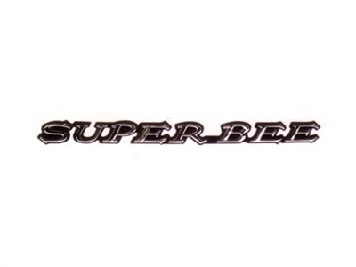 1970 Dodge Super Bee Hood Emblem - 3-Pin Mount for Power Bulge Hoods, High-Quality Reproduction