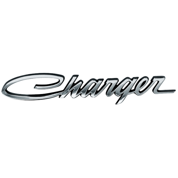 1971 Dodge Charger Fender & 1973-1974 Charger Door Emblem - Adhesive Backed OEM-Style Replacement