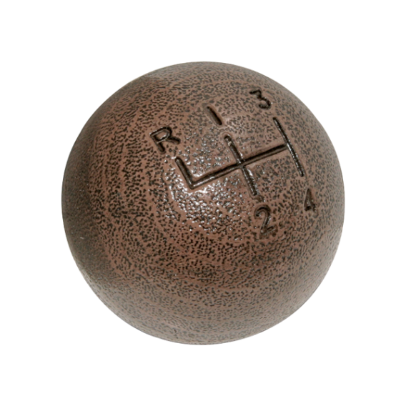 Hurst Woodgrain Shift Knob - Mid-1968 to 1976, 3/8 Fine Thread (2950213)