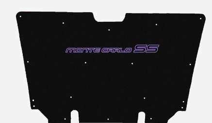 1981-1988 Monte Carlo SS Replacement Hood Liner w/Color Logo Emblem