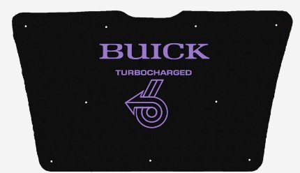 1982-1987 Buick Grand National Replacement Hood Liner w/Color Logo Emblem