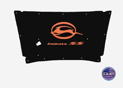 1994-1996 Impala SS Replacement Hood Liner w/Color Logo Emblem