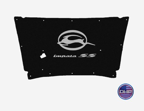 1994-1996 Impala SS Replacement Hood Liner w/Color Logo Emblem