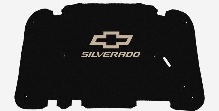 2001-2002 Chevy Silverado HD 2500 Replacement Hood Liner w/Color Logo Emblem