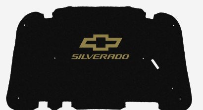 2001-2002 Chevy Silverado HD 2500 Replacement Hood Liner w/Color Logo Emblem