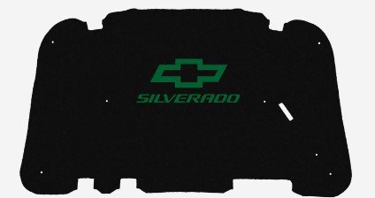 2001-2002 Chevy Silverado HD 2500 Replacement Hood Liner w/Color Logo Emblem