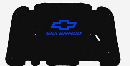 2001-2002 Chevy Silverado HD 2500 Replacement Hood Liner w/Color Logo Emblem