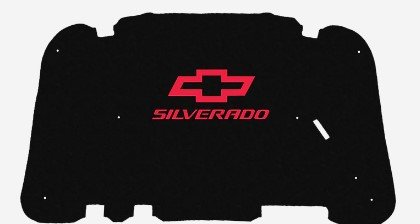 2001-2002 Chevy Silverado HD 2500 Replacement Hood Liner w/Color Logo Emblem