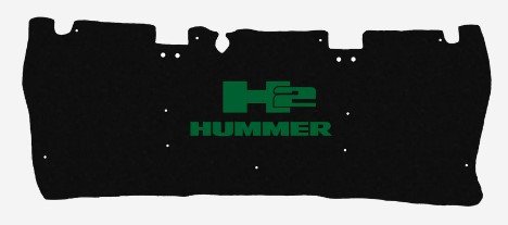 2003-2007 Hummer H2 Replacement Hood Liner w/Color Logo Emblem