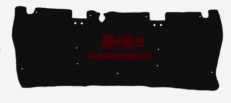 2003-2007 Hummer H2 Replacement Hood Liner w/Color Logo Emblem