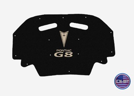 2008-2009 Pontiac G8 Replacement Hood Liner w/Color Logo Emblem