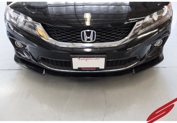 2013-2015 Honda Accord Coupe Front Splitter - Unpainted - KB25001 Stillen Exterior Styling