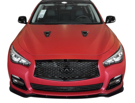 2014-17 Infiniti Q50 Premium - Front Splitter [Matte Black] - KB11226 Stillen Exterior Styling