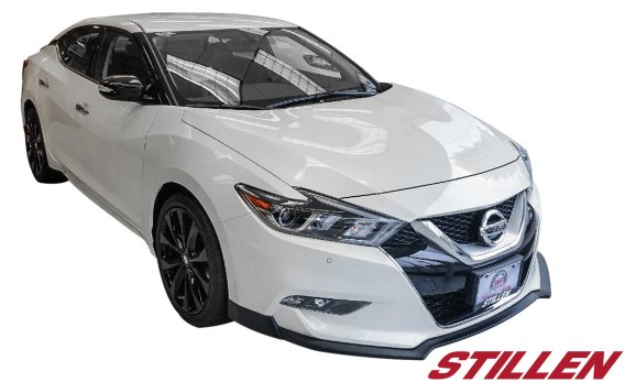 2016-2018 Nissan Maxima Front Lip Splitter [Matte Black] - KB12841 Stillen Exterior Styling