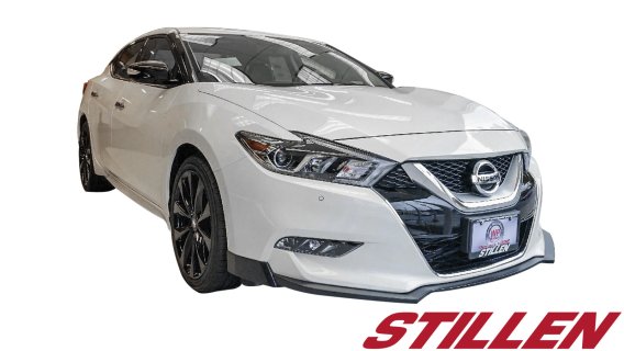 2016-2018 Nissan Maxima Front Lip Splitter [Matte Black] - KB12841 Stillen Exterior Styling