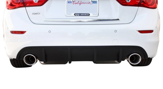 2014-17 Infiniti Q50 Rear Diffuser [Matte Black] - KB11222MB Stillen Exterior Styling