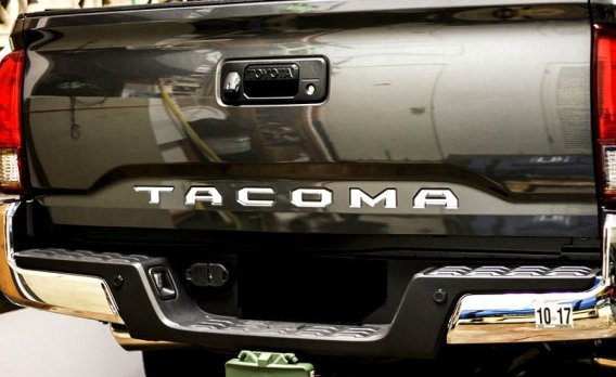 Toyota Tacoma Chrome Tailgate Letters Inserts 3D