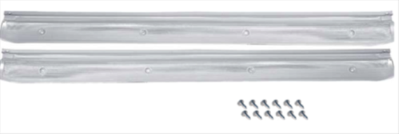 1968-1970 Mopar B-Body 2-Door Sill Plate Set - Includes Mounting Screws (Driver & Passenger Side ...