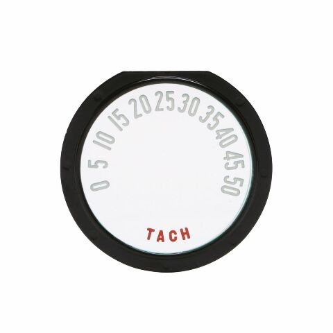 1953-1954 Corvette Tachometer Face, with Numbers, Sold as Each