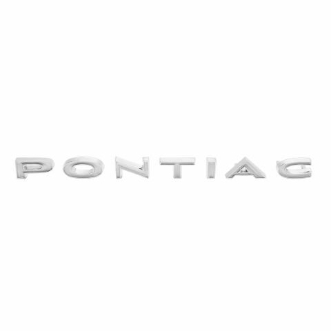 1967-1969 Firebird Trunk Lid Letters, â€œPONTIACâ€, Sold as a Set