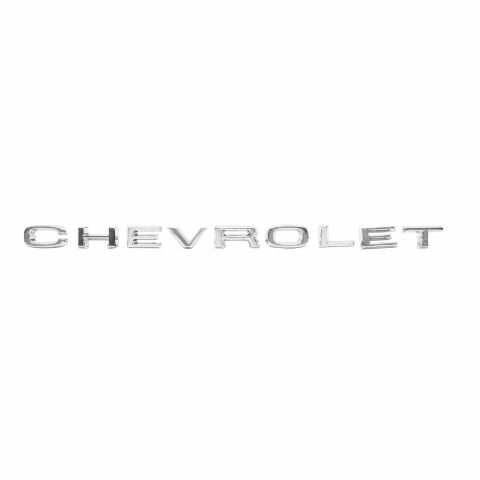 1967-1968 Chevrolet and GMC Truck Hood Letters, "Chevrolet", Sold as a Set