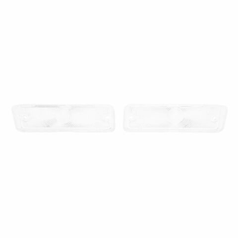 1966-1967 Chevy II and Nova Parking Light Lens, Clear, Sold as a Pair