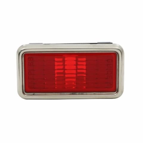 1968-1969 Corvette Rear Red Side Marker Light Lens, Sold as Each