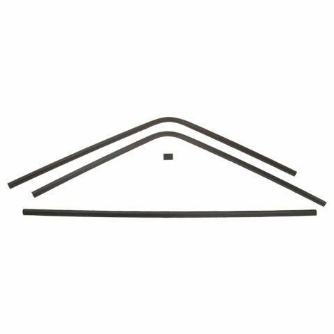 1968-1970 Dodge Charger Interior Rear Window Trim, 4 Piece Set Does Not Include Lower Corners