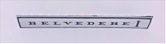 1967 Plymouth Belvedere I Fender Emblem - Sold Individually (2 Required Per Car), High-Quality Re...