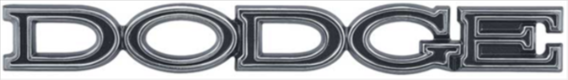 1971 Dodge Dart Swinger & Demon Hood & Trunk Emblem - 3-Pin Mount (3443554), 5 1/4" Long x 11/16"...