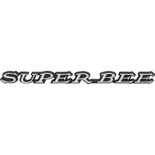 1971 Dodge Super Bee Front Fender Emblem - Adhesive Backed for Authentic Restoration