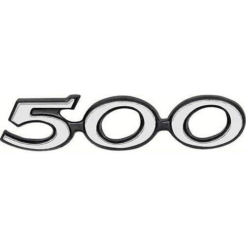 1970 Dodge Charger 500 Tail Panel Emblem - High-Quality Reproduction Badge