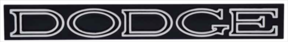 1970 Dodge Coronet "DODGE" Grille Emblem - Authentic Restoration Badge