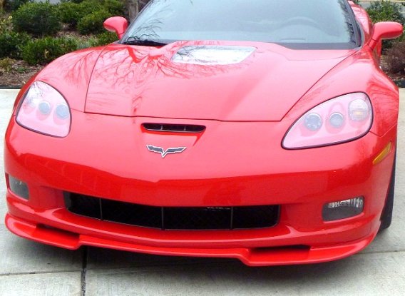 C6 Corvette ZRAL-1 Painted Front Chin Spoiler Splitter