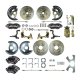 1964-1971 Oldsmobile 442 Front and Rear Brake Conversion Kit The Right Stuff AFXSD21CS