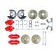 1969-1969 Chevrolet Camaro Rear Brake Conversion Kit The Right Stuff F69RDM25Z