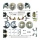 1967-1967 Pontiac Firebird Front and Rear Brake Conversion Kit The Right Stuff AFXSD42DS