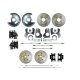 1978-1978 Pontiac LeMans Front and Rear Brake Conversion Kit The Right Stuff A78RD78S