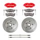 1973-1977 Chevrolet Monte Carlo Front Brake Conversion Kit The Right Stuff RCP70Z