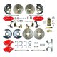 1962-1967 Chevrolet Chevy II Front and Rear Brake Conversion Kit The Right Stuff AFXSD23CZ