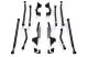 Fits Jeep JK Long Control Arm Alpine IR and Bracket Kit 8-Arm 3-6 " Lift For 07-18 Wrangler JK Te...