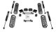 Fits Jeep JL Coil Spring Base 2.5 " Lift Kit and 9550 VSS Twin Tube Shocks For 10+ Wrangler JL 4d...