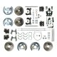 1958-1958 Chevrolet Biscayne Front and Rear Brake Conversion Kit The Right Stuff FSC584DCCX