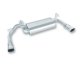 Borla Wrangler Stainless Steel Rear Section Exhaust (Dual Tips)