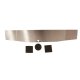 1957 Full-Size Chevrolet Grille Bar Emblem Installation Kit, Sold as Each