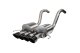 Corsa 2015-2019 Chevrolet Corvette C7 Z06 6.2L 2.75in Xtreme Axle-Back w/ Dual NPP & Quad Black T...