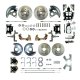 1967-1971 Oldsmobile 442 Front and Rear Brake Conversion Kit The Right Stuff AFXDC46DSX