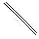 1974-78 Mustang II Inners Only Window Felts Whiskers Kit (2pcs)